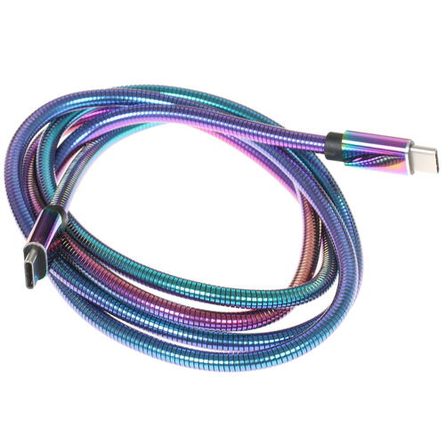 Купить Кабель круглый QUMO USB Type-C - USB Type-C разноцветный 1.2 м  4721136. Характеристики, отзывы и цены в Донецке