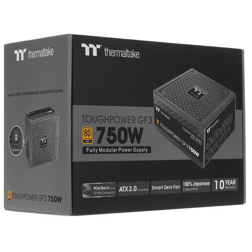 Купить Блок питания Thermaltake Toughpower GF3 750W  5074157. Характеристики, отзывы и цены в Донецке