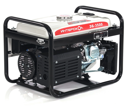Купить Электрогенератор   бензиновый Интерскол ЭБ-3500  9106298. Характеристики, отзывы и цены в Донецке
