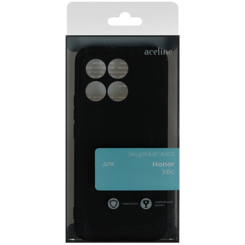 Купить Накладка  Aceline Fresh для HONOR X8b/ X8c черный  9237757. Характеристики, отзывы и цены в Донецке