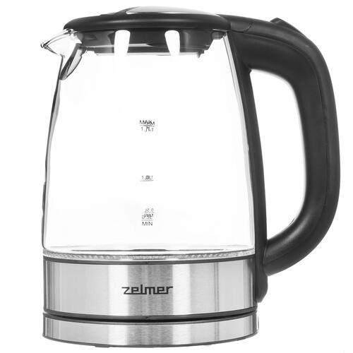 Купить Электрочайник Zelmer ZCK8024 черный  8196445. Характеристики, отзывы и цены в Донецке