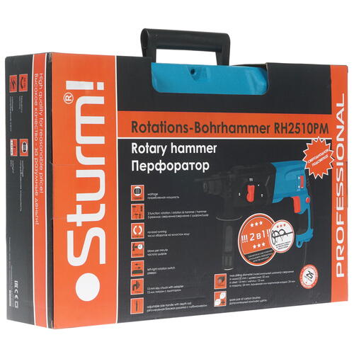 Купить Перфоратор Sturm! RH2510PM  1086058. Характеристики, отзывы и цены в Донецке