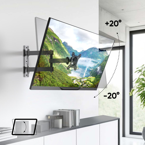 Купить Кронштейн для ТВ ONKRON STE311-B черный  9341705. Характеристики, отзывы и цены в Донецке