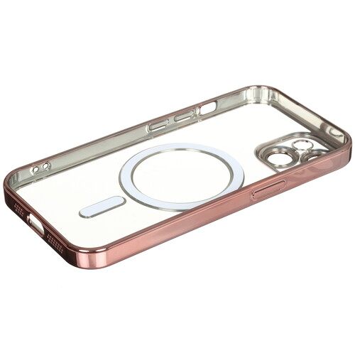 Купить Накладка  BoraSCO Metallik Case для Apple iPhone 15 розовый  5620424. Характеристики, отзывы и цены в Донецке