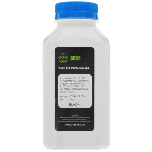 Купить Тонер Cactus CS-RK-CE285A черный  8159244. Характеристики, отзывы и цены в Донецке