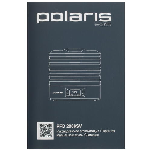 Купить Сушилка для овощей и фруктов Polaris CN PFD 2008SV серебристый  9992220. Характеристики, отзывы и цены в Донецке