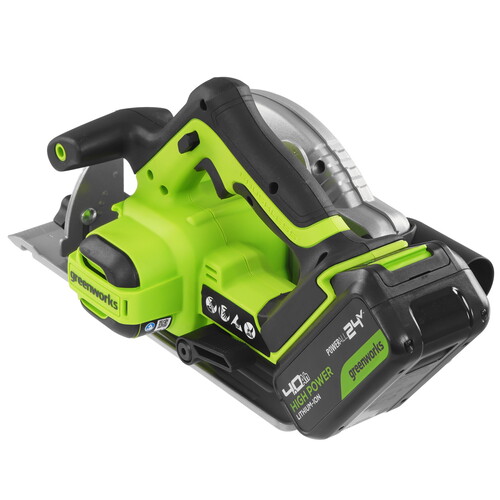 Купить Пила дисковая GreenWorks GD24CS  9305477. Характеристики, отзывы и цены в Донецке