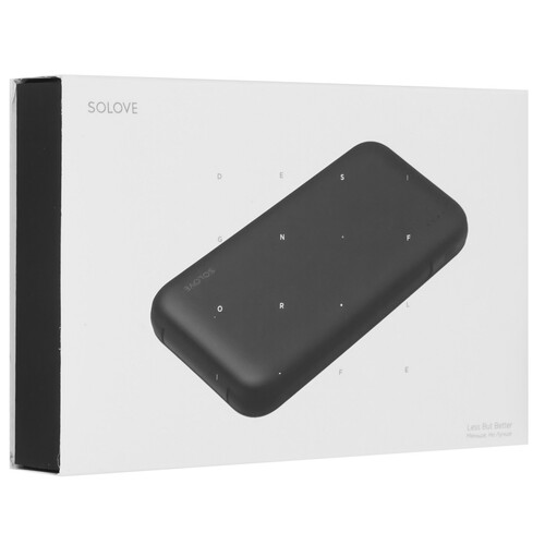 Купить Портативный аккумулятор SOLOVE W7 черный  5479957. Характеристики, отзывы и цены в Донецке