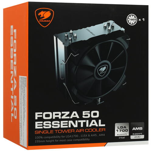 Купить Кулер для процессора Cougar Forza 50 Essential  5087134. Характеристики, отзывы и цены в Донецке