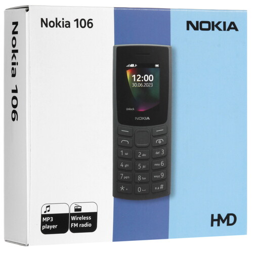 Купить Сотовый телефон Nokia 106 (2023) зеленый  5482585. Характеристики, отзывы и цены в Донецке
