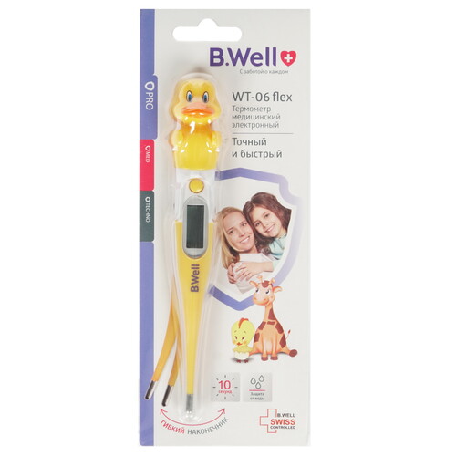 Купить Медицинский термометр B.Well WT-06 Flex  1239526. Характеристики, отзывы и цены в Донецке