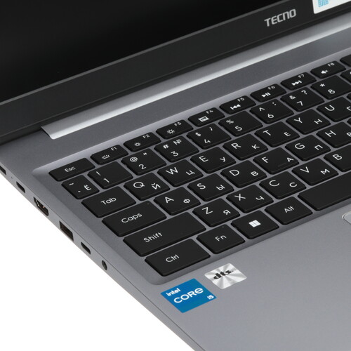 Купить 15.6" Ноутбук Tecno Megabook K15SRA серый  5619839. Характеристики, отзывы и цены в Донецке