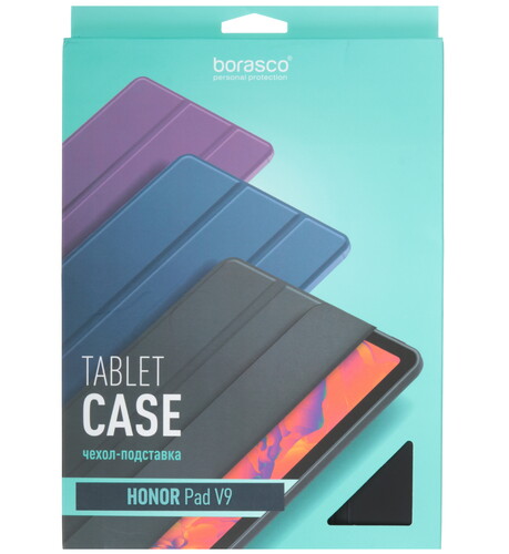 Купить Чехол-книжка BoraSCO для HONOR Pad V9 черный  5613069. Характеристики, отзывы и цены в Донецке
