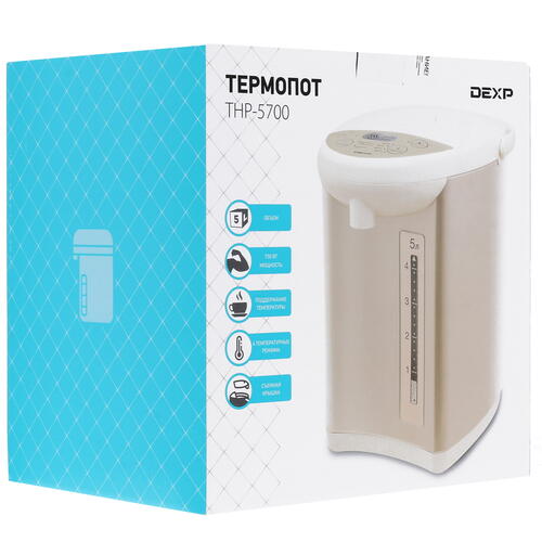 Купить Термопот DEXP THP-5700 бежевый  1392228. Характеристики, отзывы и цены в Донецке