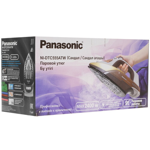 Купить Утюг Panasonic NI-DTC555ATW коричневый  9231755. Характеристики, отзывы и цены в Донецке