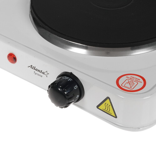 Купить Плита компактная электрическая Atlanta ATH-1736 белый  8158406. Характеристики, отзывы и цены в Донецке