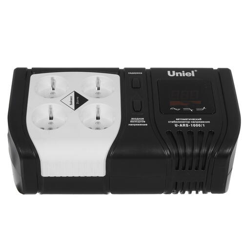 Купить Стабилизатор напряжения Uniel U-ARS-1000/1  7900126. Характеристики, отзывы и цены в Донецке