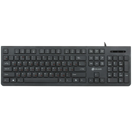 Купить Клавиатура проводная Oklick 505M  1662448. Характеристики, отзывы и цены в Донецке