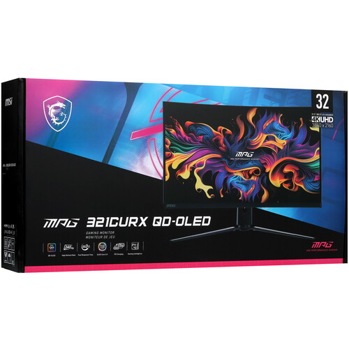 Купить 31.5" Монитор MSI MPG 321CURX QD-OLED черный  5482910. Характеристики, отзывы и цены в Донецке