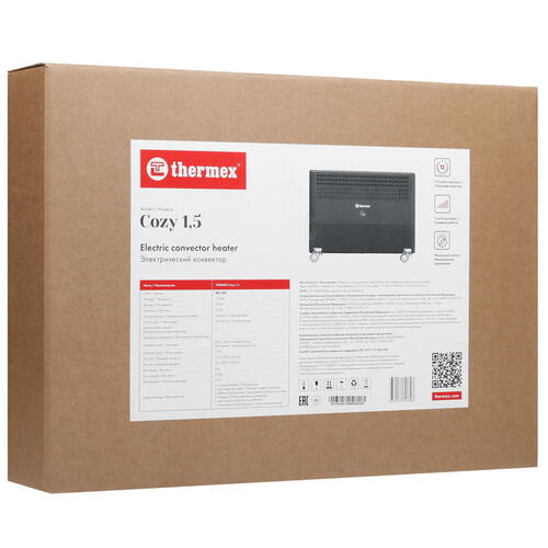Конвектор THERMEX Cozy 1.5 Купить Конвектор THERMEX Cozy 1.5  5083425. Характеристики, отзывы и цены в Донецке