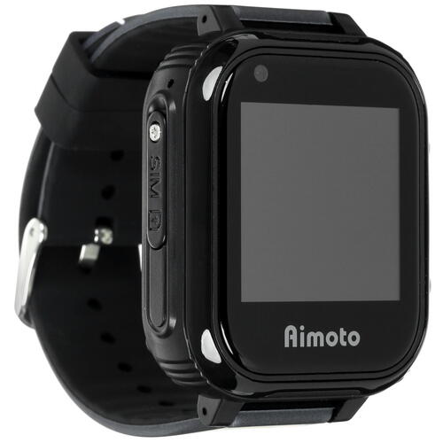 Купить Детские часы Кнопка Жизни Aimoto Pro черный  5080826. Характеристики, отзывы и цены в Донецке