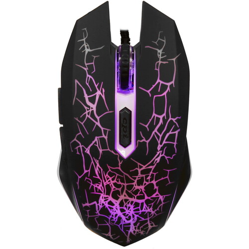 Купить Мышь+коврик проводная Aceline GS Notos  черный  5434341. Характеристики, отзывы и цены в Донецке