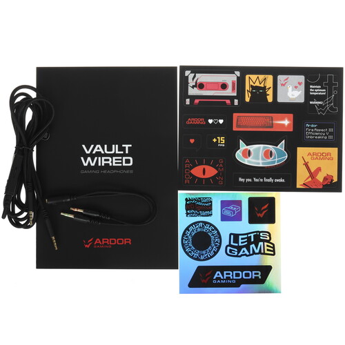 Купить Проводные наушники ARDOR GAMING Vault Wired черный 2025  9182672. Характеристики, отзывы и цены в Донецке