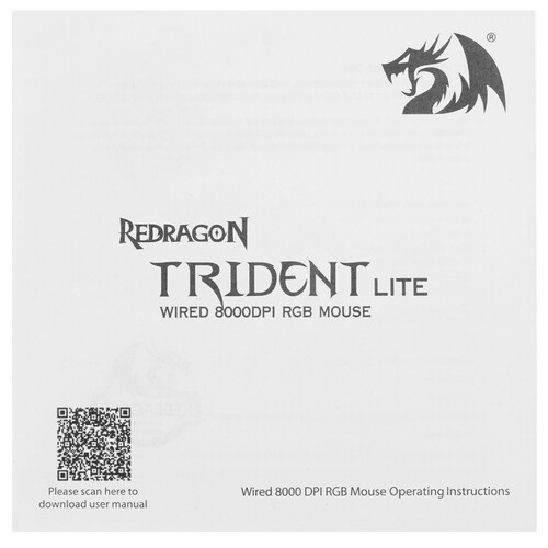 Купить Мышь проводная Redragon Trident Lite  9202856. Характеристики, отзывы и цены в Донецке