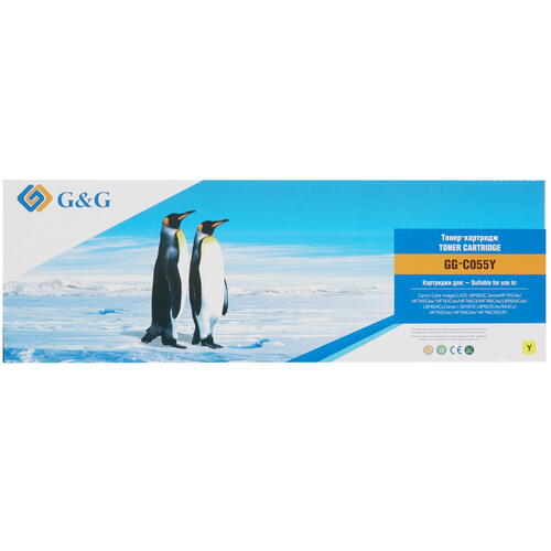 Купить Картридж лазерный G&G GG-C055Y желтый  4868762. Характеристики, отзывы и цены в Донецке