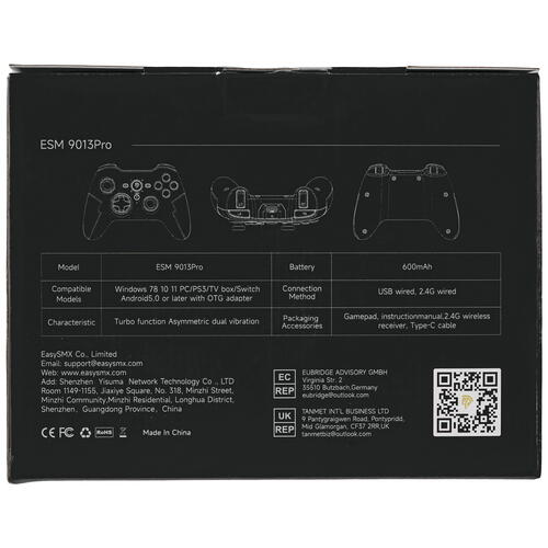 Купить Геймпад беспроводной/проводной EasySMX ESM-9013 Pro белый  9083587. Характеристики, отзывы и цены в Донецке