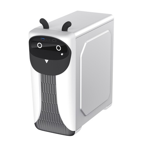 Купить Корпус GameMax Cute Owl W-B [CuteOWLWhiteBlack] белый  9934794. Характеристики, отзывы и цены в Донецке
