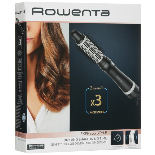 Купить Фен-щетка Rowenta CF6320F0 черный  5485712. Характеристики, отзывы и цены в Донецке