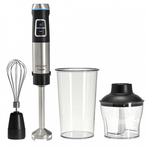 Купить Блендер погружной Delta LUX DE-7005B черный  5364237. Характеристики, отзывы и цены в Донецке