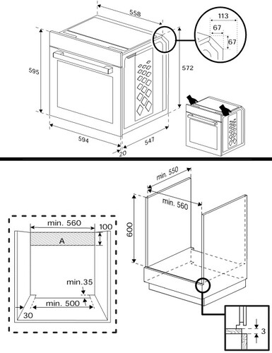 Купить Электрический духовой шкаф Hotpoint HSTF 1352 H BL черный  9311550. Характеристики, отзывы и цены в Донецке