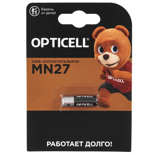 Купить Батарейка Opticell Specialty A27 / A27 (LR27/MN27/8LR732)  5487331. Характеристики, отзывы и цены в Донецке