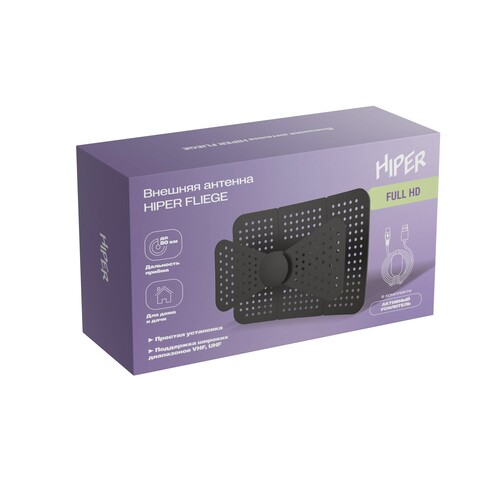 Купить ТВ-Антенна HIPER FLIEGE  5605966. Характеристики, отзывы и цены в Донецке