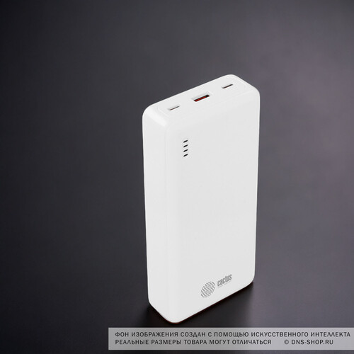 Купить Портативный аккумулятор Cactus CS-PBFSEA-20000 белый  9204142. Характеристики, отзывы и цены в Донецке