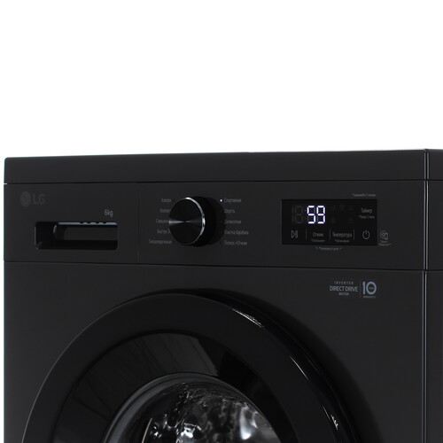 Купить Стиральная машина LG F2Y1NS6J черный  5494554. Характеристики, отзывы и цены в Донецке