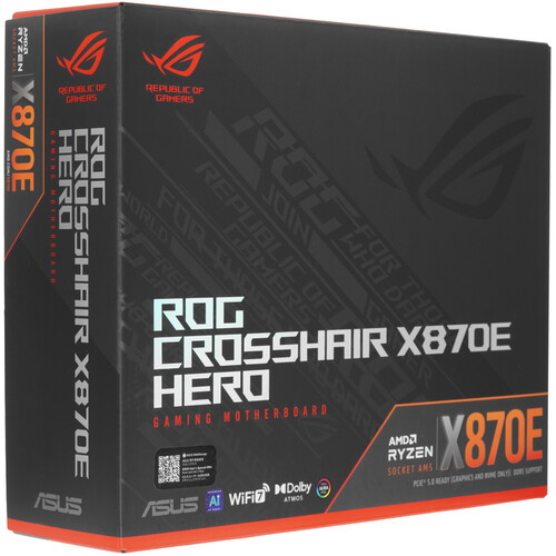 Купить Материнская плата ASUS ROG CROSSHAIR X870E HERO  5495468. Характеристики, отзывы и цены в Донецке