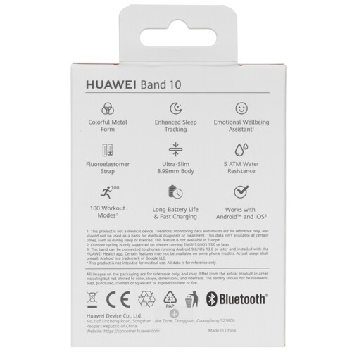 Купить Фитнес-браслет HUAWEI Band 10  5620812. Характеристики, отзывы и цены в Донецке
