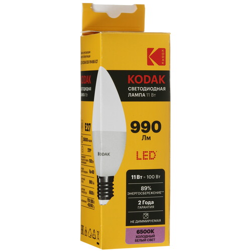 Купить Комплект светодиодных ламп Kodak B35-11W-865-E27  9305912. Характеристики, отзывы и цены в Донецке