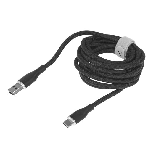 Купить Кабель круглый VOLTME USB Type-C - USB 2.0 Type-A черный 1.8 м  9210952. Характеристики, отзывы и цены в Донецке