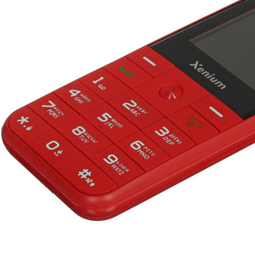 Купить Сотовый телефон Xenium X718 красный  9284576. Характеристики, отзывы и цены в Донецке