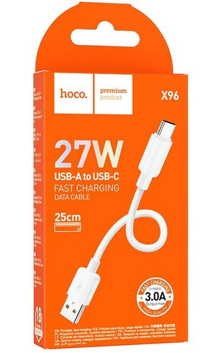 Купить Кабель Hoco USB Type-C - USB Type-A белый  5635342. Характеристики, отзывы и цены в Донецке