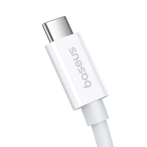 Купить Кабель круглый Baseus USB Type-C - USB Type-C белый 1 м  5627492. Характеристики, отзывы и цены в Донецке