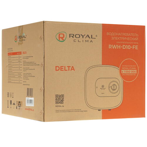 Купить Водонагреватель электрический Royal Clima RWH-D10-FE  5323234. Характеристики, отзывы и цены в Донецке