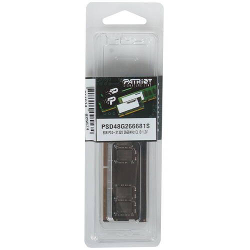 Купить Оперативная память SODIMM Patriot Signature Line [PSD48G266681S] 8 ГБ  1350974. Характеристики, отзывы и цены в Донецке