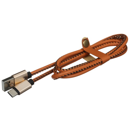 Купить Кабель круглый REXANT USB Type-C - USB 2.0 Type-A коричневый 1 м  5479559. Характеристики, отзывы и цены в Донецке