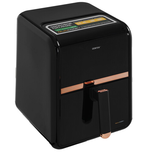 Купить Аэрогриль Centek CT-3102 черный  9170727. Характеристики, отзывы и цены в Донецке