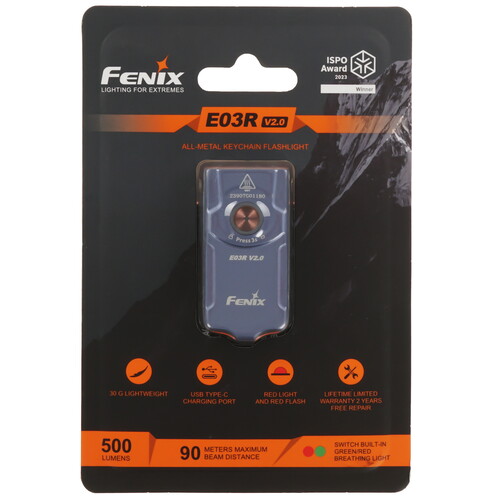 Купить Фонарь Fenix E03R EDC V2.0  9191940. Характеристики, отзывы и цены в Донецке